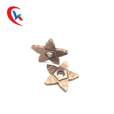 5-Sided Pentagon Groove Width 1.0-3.0 مم حلول معالجة متطورة لإدراج كربيد