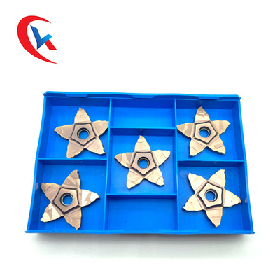 5-Sided Pentagon Groove Width 1.0-3.0 مم حلول معالجة متطورة لإدراج كربيد