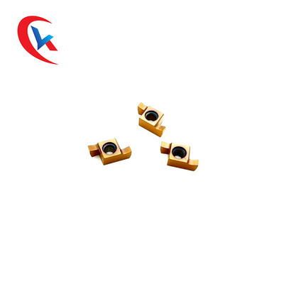 GER-C البرونزية طلاء كربيد الحز إدراج فتحة عرض 1.0-3.0mm لآلات CNC