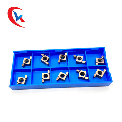 9GR-R PVD Coaing 10 إدراجات لكل عبوة متوافقة مع إدراجات حفر كربيد ماكينات CNC