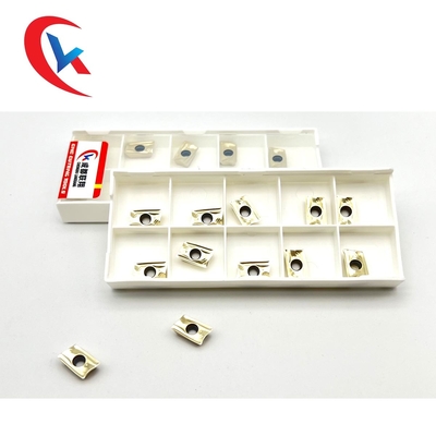 R390 11T304PM إدراجات طحن الكتف معالجة الأجزاء الفولاذية ، إدراجات طحن كربيد الفولاذ المقاوم للصدأ