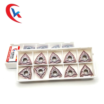 WNMG080404-MA PVD طلاء كربيد طحن إدراجات الفولاذ المقاوم للصدأ التشطيب