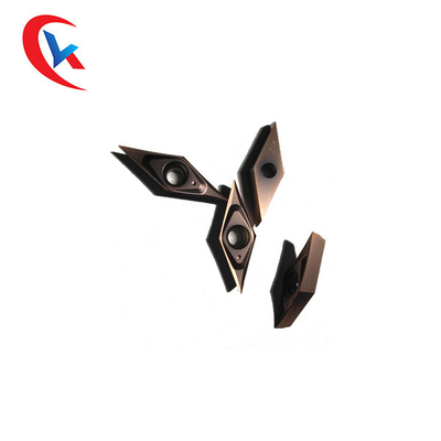 ارتداء إدراجات تحويل كربيد التنجستن باستخدام الحاسب الآلي المقاومة VCGT110302ML كربيد الحزوات