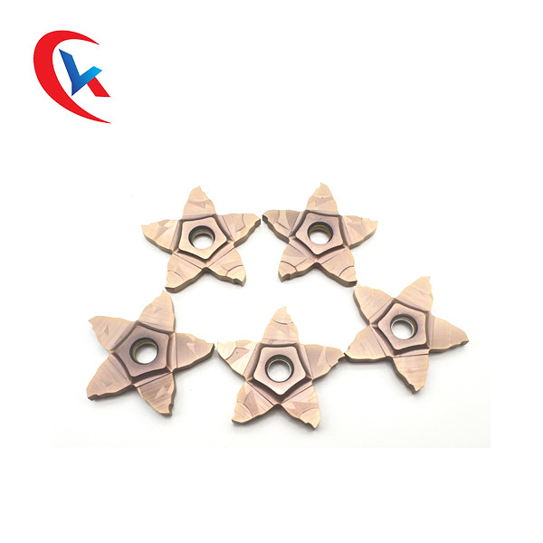 5-Sided Pentagon Groove Width 1.0-3.0 مم حلول معالجة متطورة لإدراج كربيد