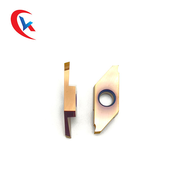TKF16R200-S16 للمخارط الدوارة عرض الفتحة 1.0-3.0 مم معالجة طلاء PVD إدراجات الحز كربيد